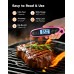 Vuwwey Instant Read Meat Thermometer Digital with Dual Probe & Large Backlit, Food Thermometer for Cooking & Grilling, for Candy/Baking/Oven/BBQ/Grill/Smoker, Pink Kitchen Accessories, Gifts for Women