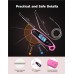 Vuwwey Instant Read Meat Thermometer Digital with Dual Probe & Large Backlit, Food Thermometer for Cooking & Grilling, for Candy/Baking/Oven/BBQ/Grill/Smoker, Pink Kitchen Accessories, Gifts for Women