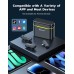 Vuwwey Wireless Lavalier Microphone for iPhone iPad, [2 TX + 1 RX + Charging Case] Lapel Microphone Cordless Mini Mic, Clip-on Microphone for Video Recording Vlog Interview YouTube TikTok, 164 FT