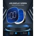 Vuwwey AUX Bluetooth Adapter for Car, [LED Screen] Bluetooth 5.3 Receiver for Speaker/Home Stereo/Wired Headphones, 3.5mm Wireless Audio Receiver for Hands-Free Call/Music, Dual Connection