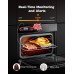Vuwwey Instant Read Meat Thermometer Digital for Cooking with Dual Probes, Big Backlight Screen & Calibration, Kitchen Food Thermometer for Oven, Candy, Grill, Smoker, Air Fryer, BBQ & Oil Fry