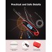 Vuwwey Instant Read Meat Thermometer Digital for Cooking with Dual Probes, Big Backlight Screen & Calibration, Kitchen Food Thermometer for Oven, Candy, Grill, Smoker, Air Fryer, BBQ & Oil Fry