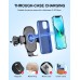 Aclekk Wireless Car Charger Mount [QC 3.0 Charger Adapter Included], 15W Max Qi Fast Charging Air Vent Car Phone Holder Compatible with iPhone 16 15 14 13 Pro Max 12 Mini 11 XS XR, Samsung S24 S23
