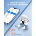 Vuwwey Wireless Earphones, [HiFi Stereo Sound] Bluetooth 5.3 Earbuds, 50H Playtime, Touch Control, Deep Bass Noise Cancelling Mic, Lightweight Headphones Wireless in-Ear with LED Display Charging Case