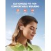 Vuwwey Wireless Earphones, [HiFi Stereo Sound] Bluetooth 5.3 Earbuds, 50H Playtime, Touch Control, Deep Bass Noise Cancelling Mic, Lightweight Headphones Wireless in-Ear with LED Display Charging Case